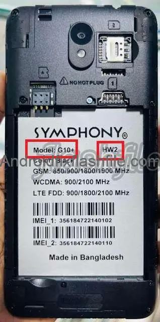 Symphony G10+ Plus Flash File