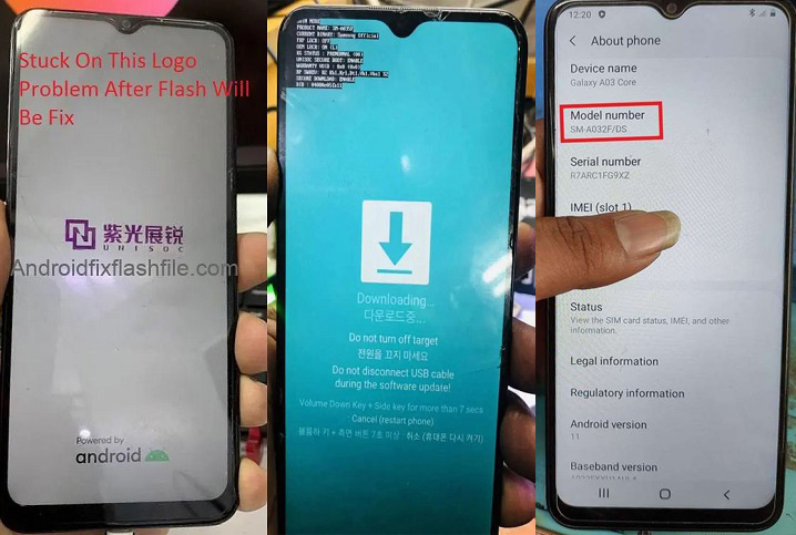 Samsung A032F Dead Boot Repair File Samsung A032F Dead Boot Repair File