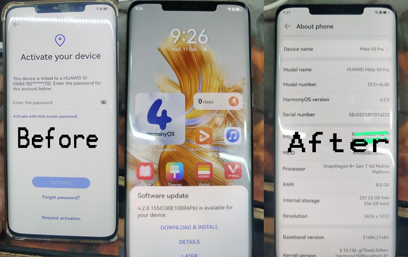 Huawei Mate 50 Pro DCO-LX9 Huawei ID
