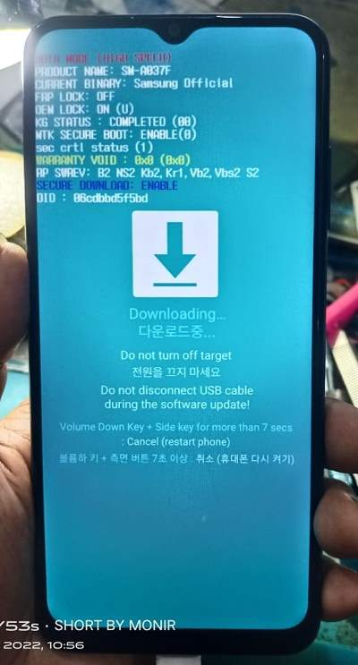 Samsung A037F Dead Boot Repair