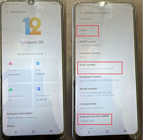 Vivo Y02A Flash File