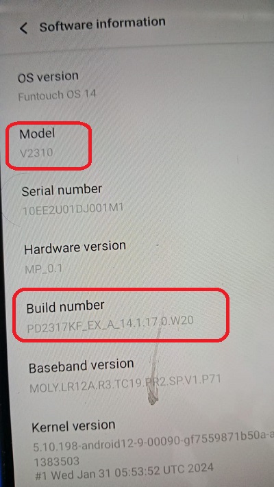Vivo Y17s Flash File V2310 & PD2317KF