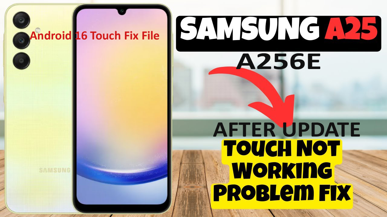 Samsung A256E Touch Fix File