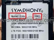 Symphony G10+ Plus Flash File